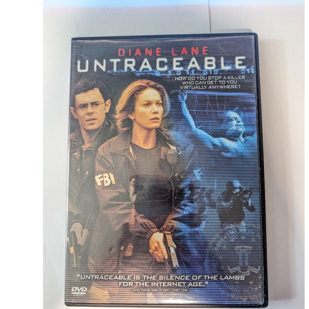 Untraceable DVD Diane Lane Colin Hanks Crime Thriller Movie Widescreen Excellent